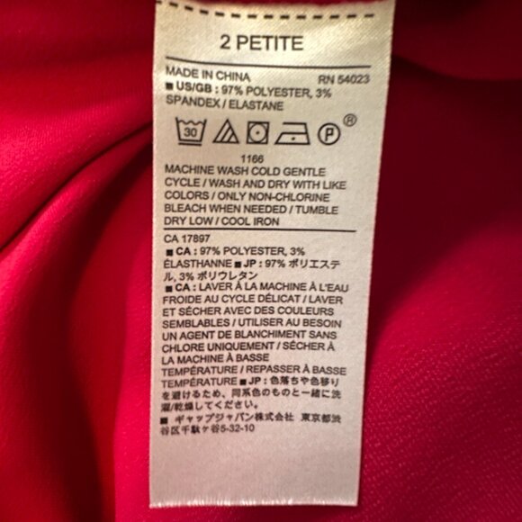 Banana Republic Petite Covered-Button Satin Midi Slip Dress, Size 2 (petite) - Picture 5 of 5